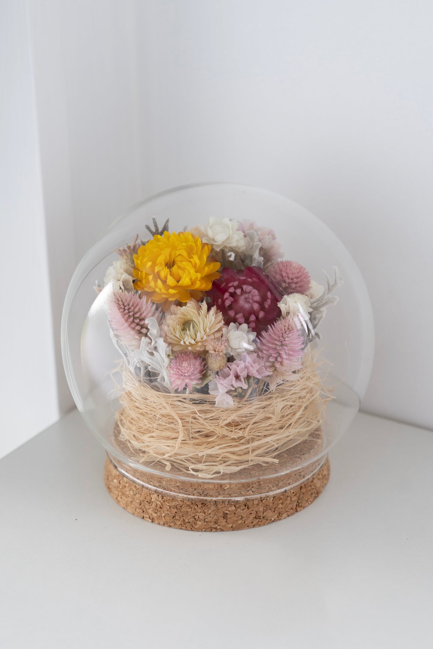 Flower Dome - Yellow/pink