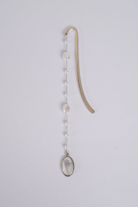 Pressed Flower Bookmark - Purple Cornflower