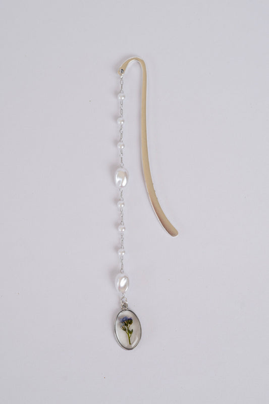 Pressed Flower Bookmark - Forget-me-not