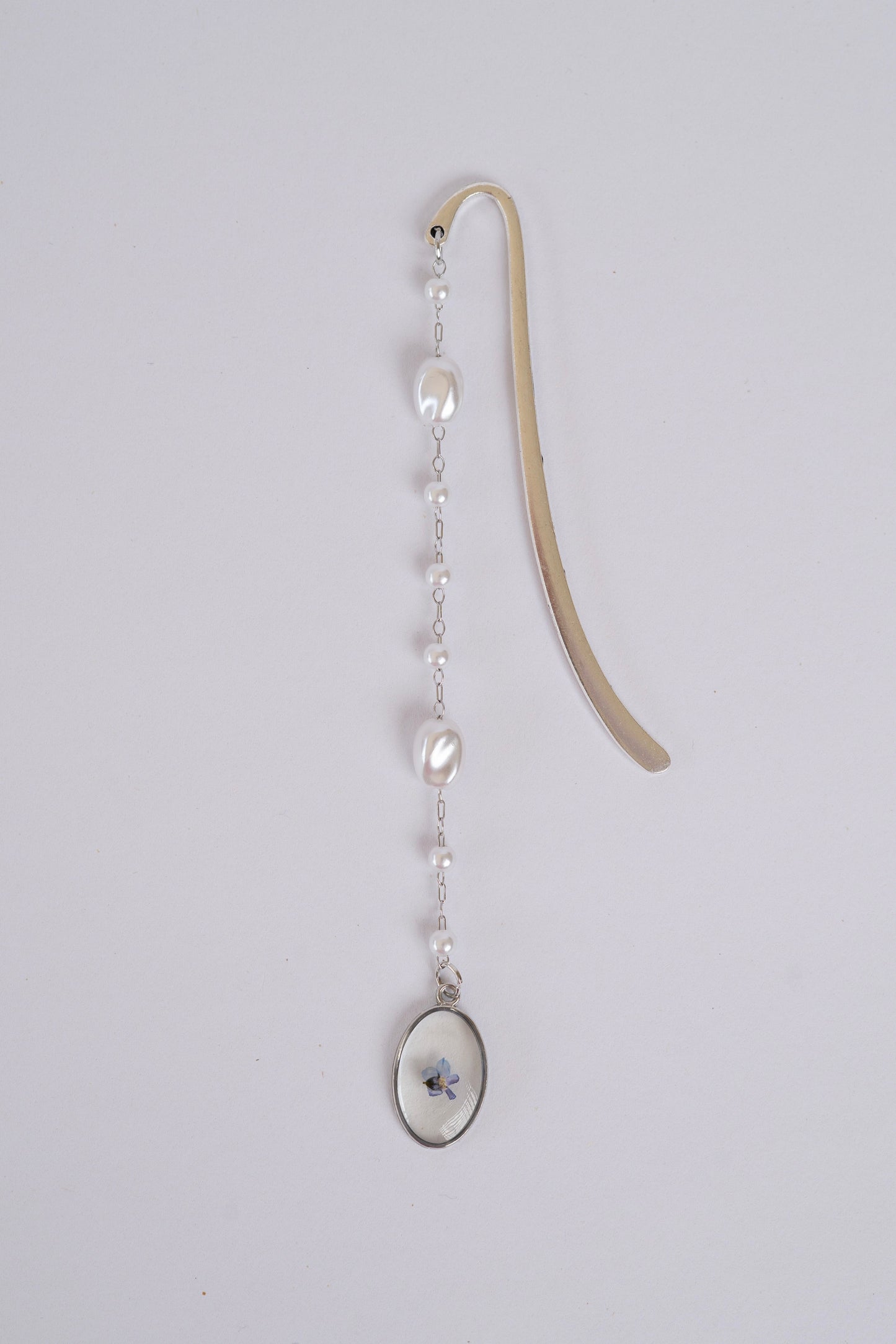 Pressed Flower Bookmark - Forget-me-not