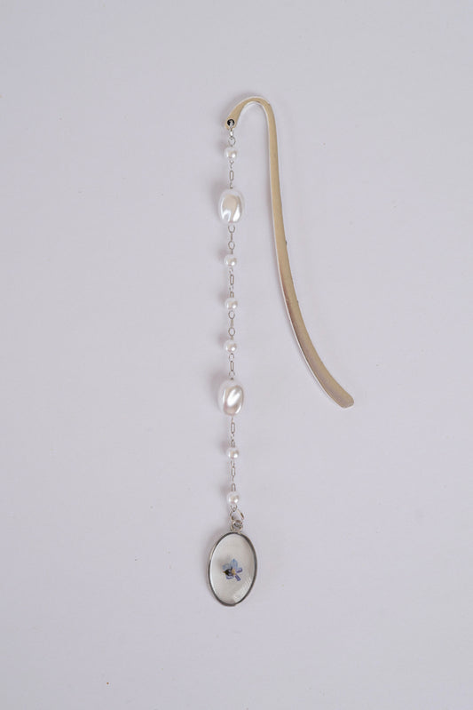 Pressed Flower Bookmark - Forget-me-not