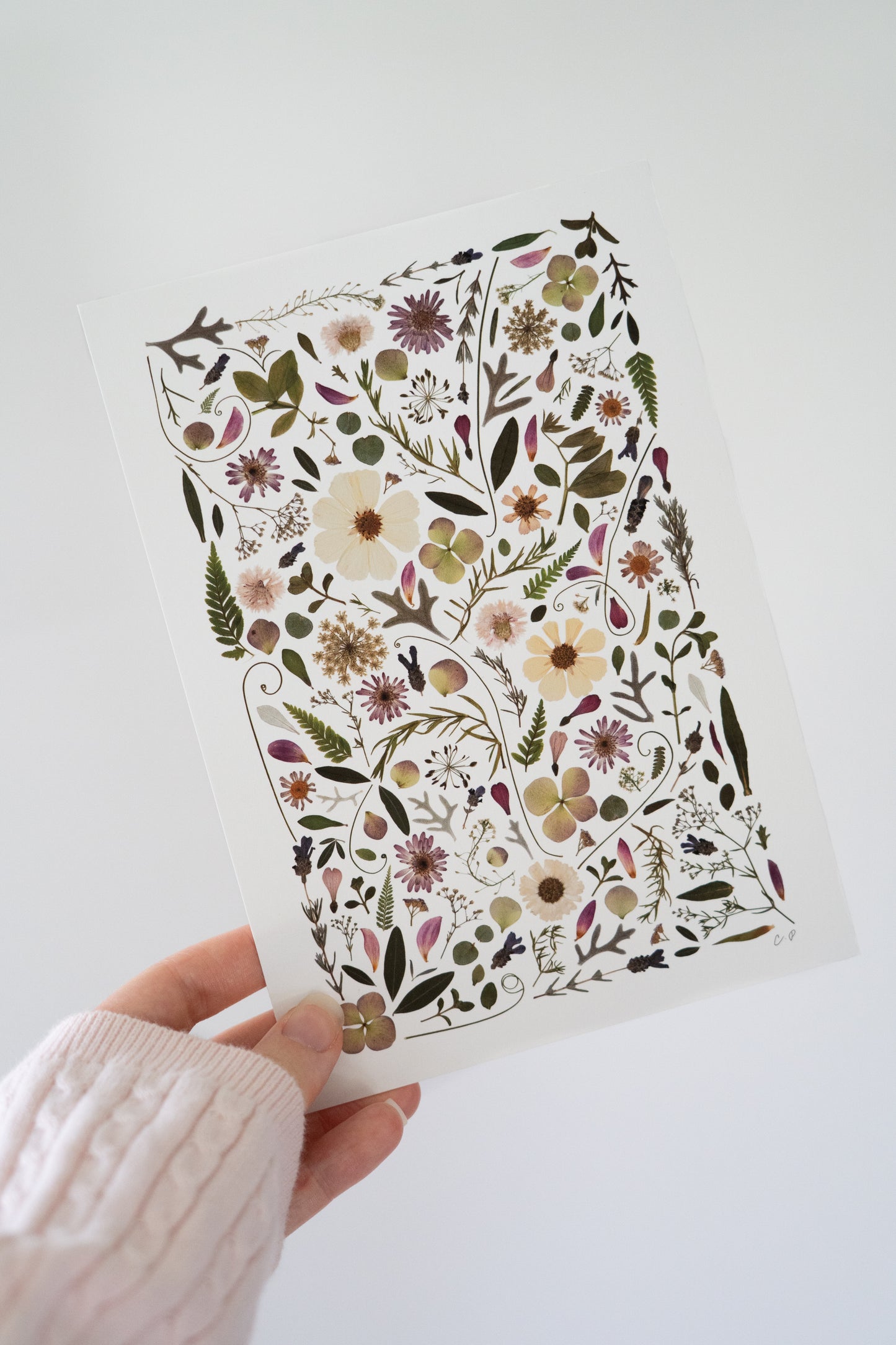 A5 - Pink & Green Print