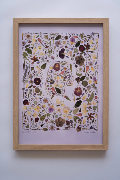 Pressed Flower Print - Her Garden
