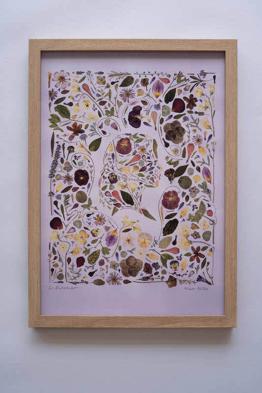 Pressed Flower Print - Her Garden
