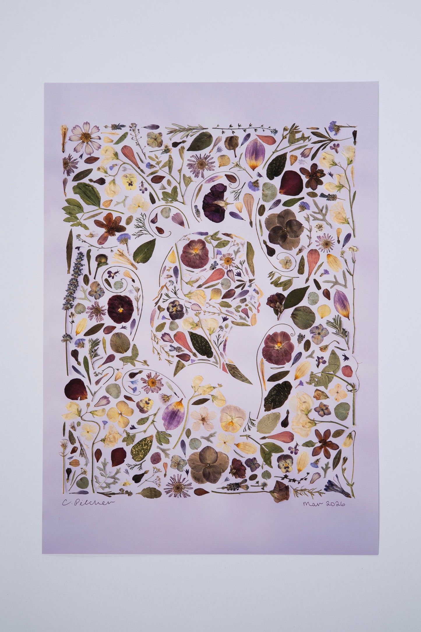 Pressed Flower Print - Her Garden