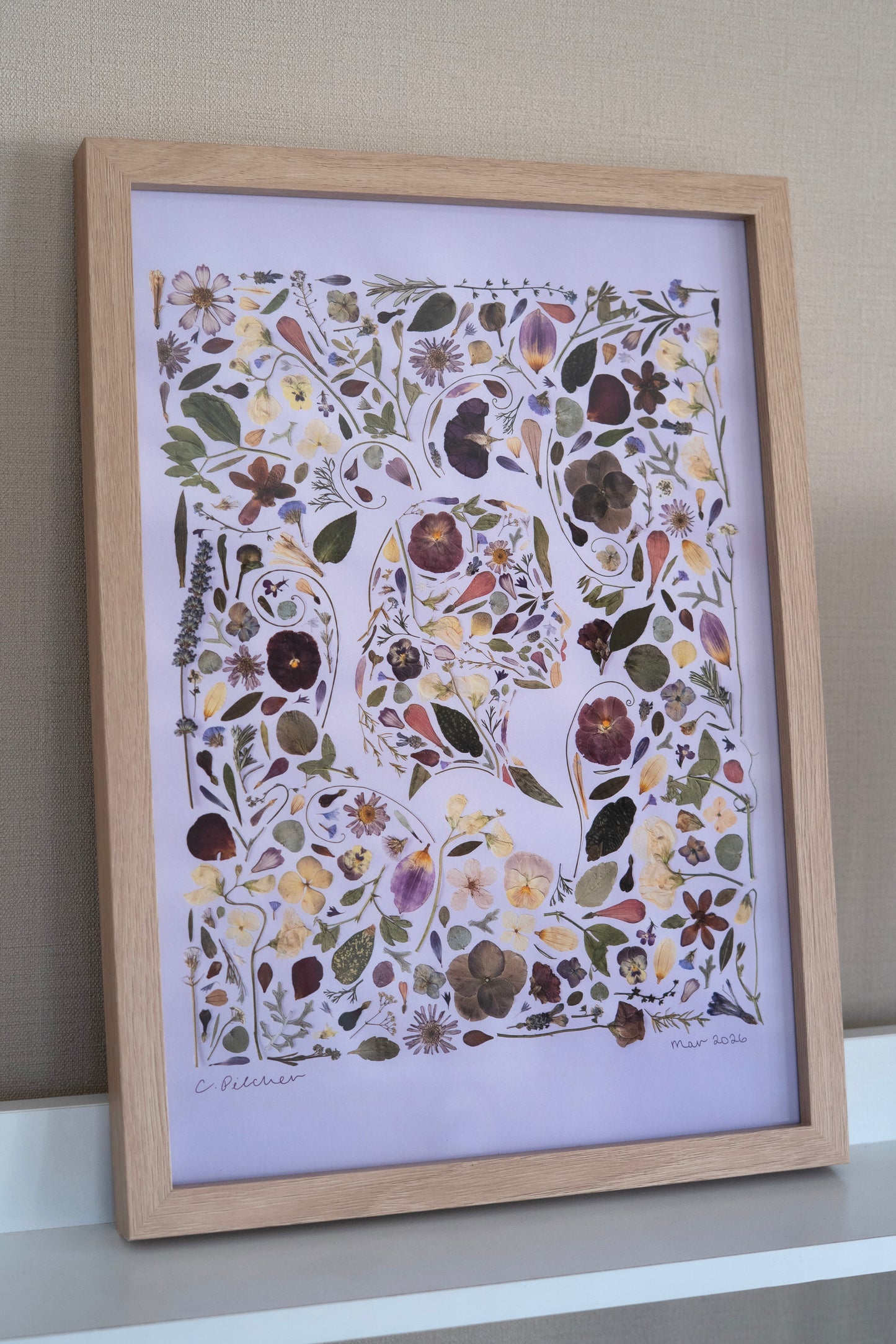 Pressed Flower Print - Her Garden