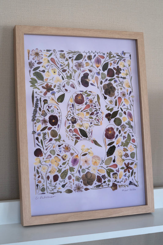Pressed Flower Print - Her Garden