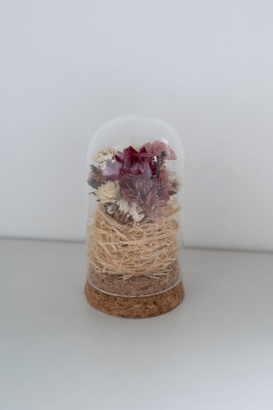 Mini Jar - Dark Pink/Cream