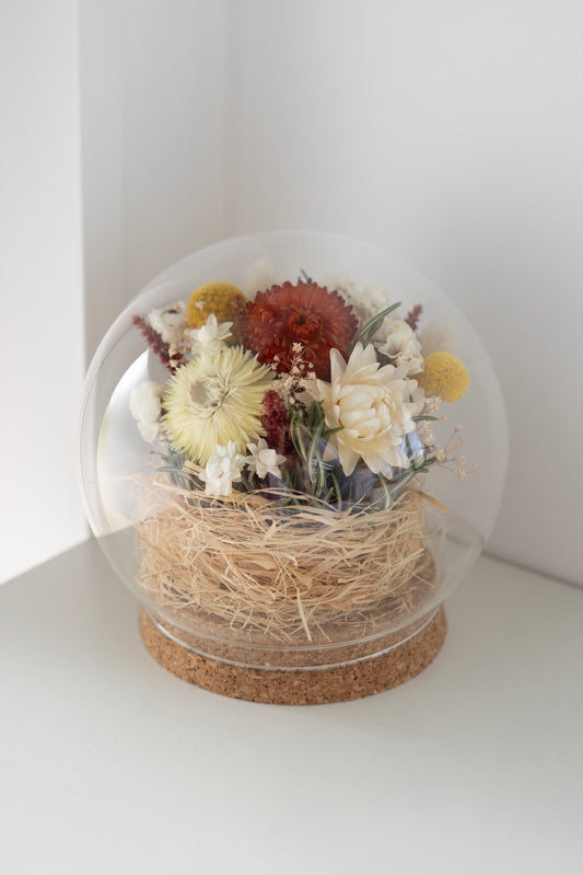 Flower Dome - Red/Yellow