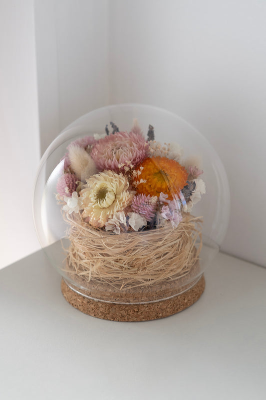 Flower Dome - Pink/Yellow/Orange