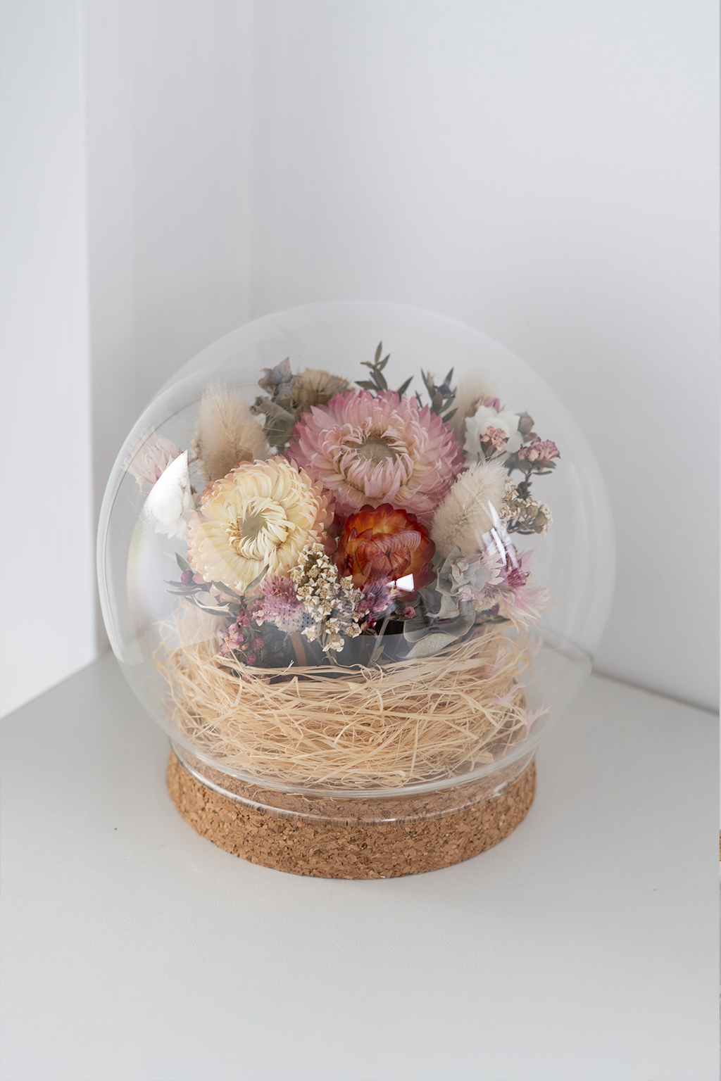 Dried Flower Dome - Garden Mix